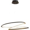 Sundström Modern Infinite Loop Pendant Lamp - black - Lamp