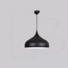 Vilmarrin Bell Dome Pendant Lamp- Black Pendant