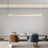 Flunnica Cylinder Linear Bar Pendant Lamp - office pendant lamp