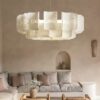 Mooglita Wabi-Sabi Round Pendant Lamp - farmhouse pendant lamp