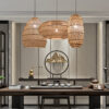 Nilsdeen Rattan Woven Pendant Lamp - restaurant pendant lamp