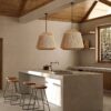 Olgeen Wabi-Sabi Basket Pendant Lamp - kitchen island lamp