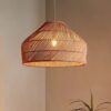 Oswalen Rattan Dome Pendant Lamp - kitchen island pendant