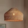 Oswalen Rattan Dome Pendant Lamp - living room pendant lamp