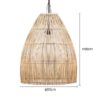 Piusen Fishing Basket Pendant Lamp - large