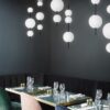 Soffika Glass Beads Pendnat Lamp - cafe pendant lamp