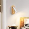 Asketull Adjustable Wood Grain Wall Lamp - bedside pendant lamp