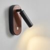 Asketull Adjustable Wood Grain Wall Lamp - dark wood pendant light