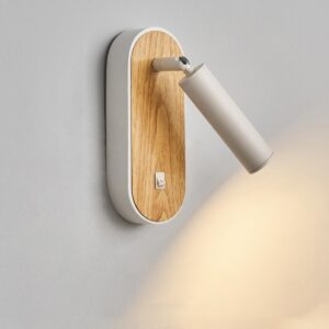 Asketull Adjustable Wood Grain Wall Lamp - light wood pendant lamp