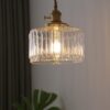 Lottelumn Retro Glass Jar Pendant Lamp close