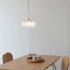 Lottelumn Retro Glass Jar Pendant Lamp - dining table pendant