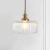 Lottelumn Retro Glass Jar Pendant Lamp - hallway pendant