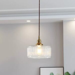 Lottelumn Retro Glass Jar Pendant Lamp - studio pendant