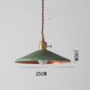 Osvreggo Vintage Industrial Shade Pendant Lamp - dimensions