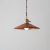 Osvreggo Vintage Industrial Shade Pendant Lamp - rusty red shade