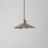 Osvreggo Vintage Industrial Shade Pendant Lamp - rusty silver shade