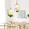 Plantarim Frame Plant Pot Pendant Lamp dining table lamp