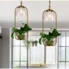 Plantarsol Oval Plant Pot Pendant Lamp - hallway pendant