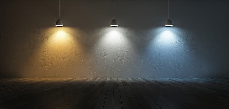 brightness and intensity of lighting