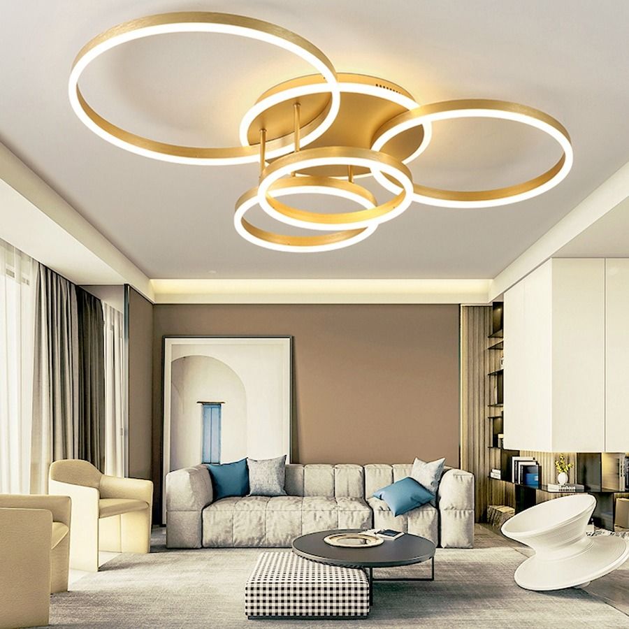 Ceiling Lights with Other Interior Elements