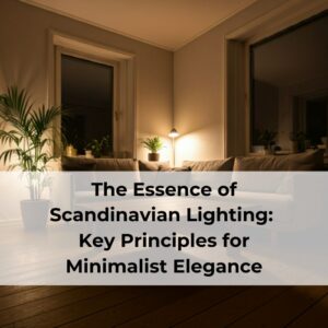 The Essence of Scandinavian Lighting: Key Principles for Minimalist Elegance