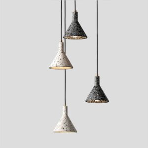 Eslinna Funnel Terrazzo Pendant Light