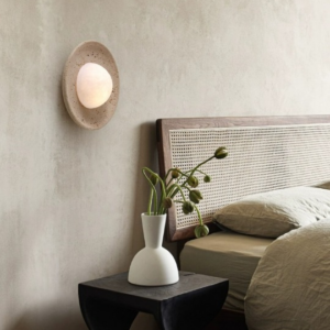 Travertine Plate Hotel Bedroom Light